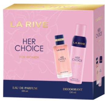 La Rive Geschenkset La Rive Her Choice Set EDP & Deo 100 ml + 150 ml