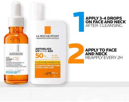 La Roche Posay Anti-Ageing Skin Glow & Protection Routine with SPF