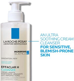 La Roche Posay Effaclar H Cleansing Crème voor Gevoelige Oneffenhedengevoelige Huid 390 ml