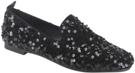 La Strada 2111884-6001 black dames instappers gekleed Zwart - 39