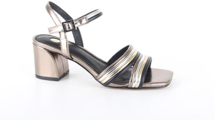 La Strada 2200753-1044 black/pewter dames sandalen gekleed Zwart - 38