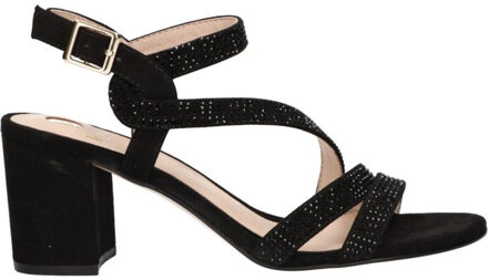 La Strada 2201015-2201 micro stones black 3050 - maat 37 Zwart