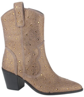 La Strada 2303493-2225 dk taupe dames enkellaarzen gekleed Beige - 39