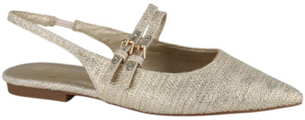 La Strada 2401666-4343 gold dames instappers gekleed Zilver - 37