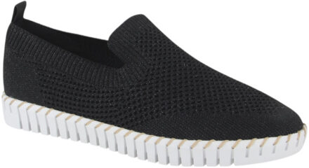 La Strada 24039-4500 black/silver dames instappers sportief Zwart - 41