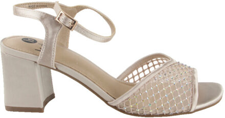 La Strada 2501273-4043 champagne dames sandalen gekleed Zilver - 40