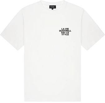 La Vie T-Shirt Heren Wit Quotrell , White , Heren - 2Xl,Xl,L,M,S,Xs