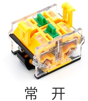 LA38 button contact een normaal open en een normaal gesloten hulpcontact base twee normaal open en twee normale 2nee