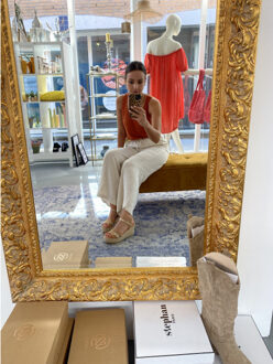 La688 sandalen camel - maat 37 Bruin