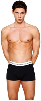 Laagbouw Trunk 3Pk Boxershorts Calvin Klein , Black , Heren - S