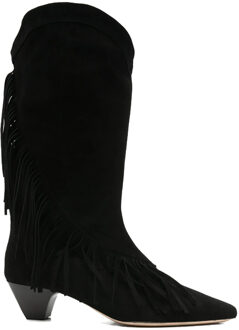 Laarzen met franjes Poka  zwart - 37,38,39,40,41,