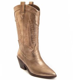 Laarzen Met Hak Tejan2 In Goudkleurig - EU 36