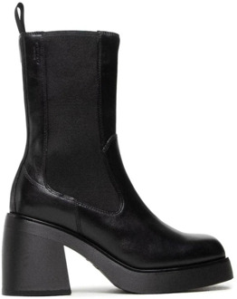Laarzen met hak voor casual stijl Vagabond Shoemakers , Black , Dames - 38 Eu,36 EU