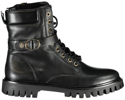 Laarzen Tommy Hilfiger Buckle Lace Up Boot" Zwart - 36,37,38,39