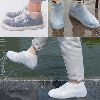 Laarzen Waterdichte Schoen Cover Siliconen Materiaal Unisex Schoenen Beschermers Regen Laarzen Voor Indoor Outdoor Regenachtige Dagen Surchaussure # Y15