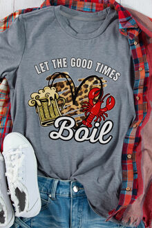 Laat De Goede Tijden Koken T-shirt Grijs