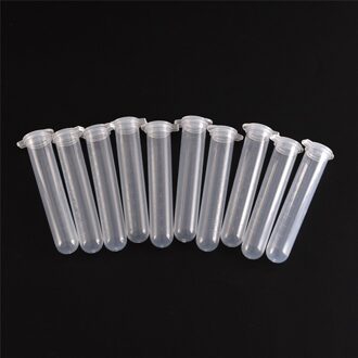 Lab Supplies Clear Micro Plastic Reageerbuis Centrifuge Flacon Snap Cap Container Voor Laboratorium Sample Specimen 10 Pcs