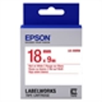 Label Cartridge Standard LK-5WRN Red/White 18mm (9m)