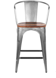 LABEL51 barkruk 'Bombay' (zithoogte 63cm) - 43x43x97 cm