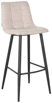 LABEL51 Barkruk Jelt - Naturel - Boucle - Zithoogte 78