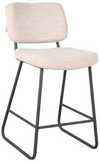 LABEL51 Barkruk Noah - Naturel - Boucle - Zithoogte 65