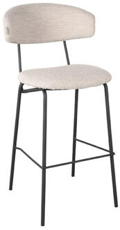 LABEL51 Barkruk Zack - Naturel - Boucle - Zithoogte 78 | 2.00 stuks