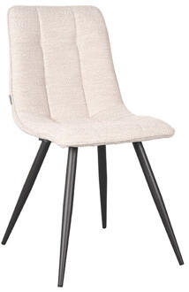 LABEL51 Eetkamerstoel Jelt - Naturel - Boucle Transparant