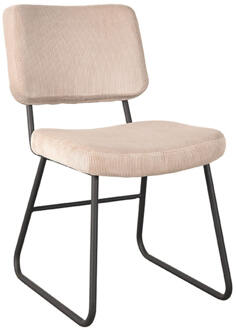 LABEL51 Eetkamerstoel 'Noah' Rib, kleur Naturel