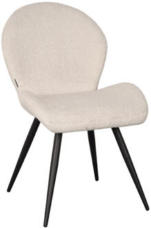 LABEL51 Eetkamerstoel 'Sky' Teddy, kleur Ivory