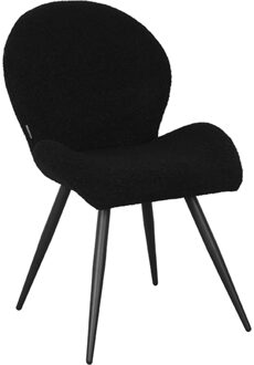 LABEL51 Eetkamerstoel 'Sky' Teddy, kleur Zwart
