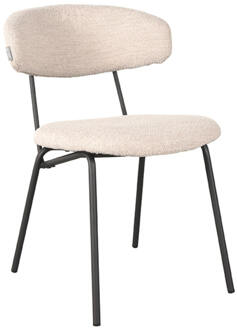 LABEL51 Eetkamerstoel Zack - Naturel - Stof