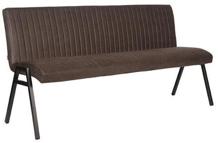 LABEL51 Eettafelbank Matz 175 cm - Microvezel - Antraciet Grijs