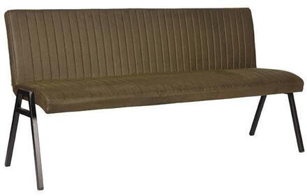 LABEL51 Eettafelbank Matz 175 cm - Microvezel - Army Groen