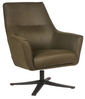 LABEL51 Fauteuil Tod - Army green - Microfiber Groen