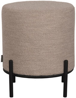 LABEL51 Hocker 'Troy' Bouclé, 41cm, kleur Naturel