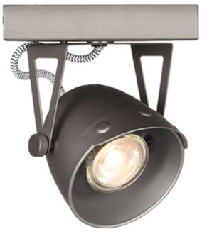 LABEL51 LED Spot Cap 1-light 14 x 10 x 14 cm - Burned Steel Zilver