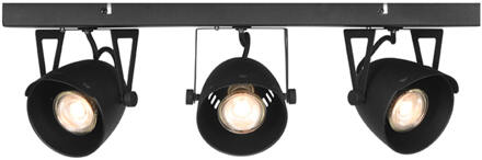 LABEL51 LED Spot Cap 3-light 48 x 10 x 14 cm - Zwart