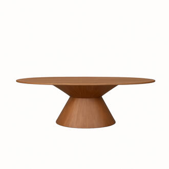 LABEL51 Ovale Eettafel 'Jagger' Naturel Mangohout, 240 x 110cm - 240 x 110 cm
