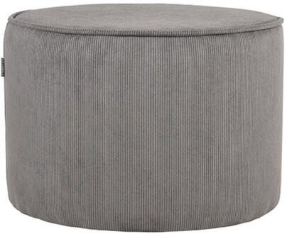 LABEL51 Poef Tibo - Donkergrijs Ribcord