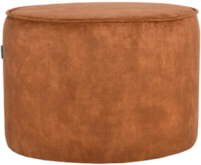 LABEL51 Poef Tibo - Oker Velours Geel