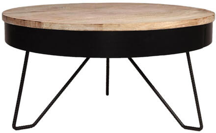 LABEL51 Salontafel Saran - Zwart - 80 cm