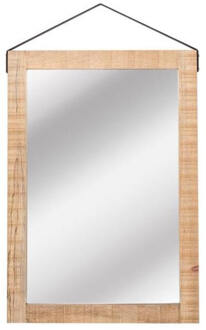 LABEL51 Spiegel 70x100 - Rough Mangohout - XL Bruin