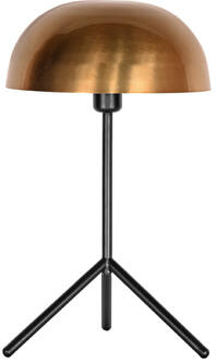 LABEL51 Tafellamp Globe - Antiek Goud Metaal - Zwart Metaal