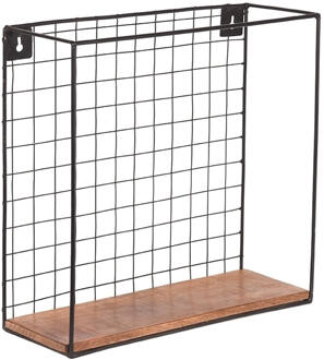 LABEL51 Wandrek Firm | XL - Rough Mangohout - Zwart Metaal Bruin