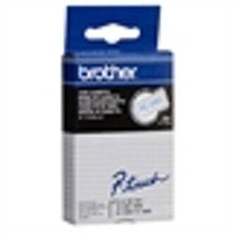 Labeltape Brother P-touch TC-293 9mm blauw op wit