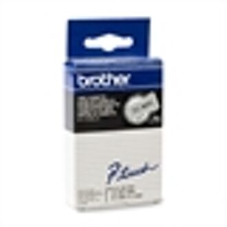 Labeltape Brother P-touch TC-M91 9mm zwart op transparant
