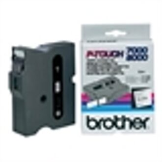 Labeltape Brother P-touch TX-251 24mm zwart op wit