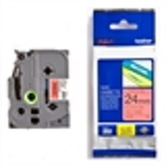 Labeltape Brother P-touch TZE-451 24mm zwart op rood