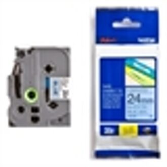 Labeltape Brother P-touch TZE-551 24mm zwart op blauw