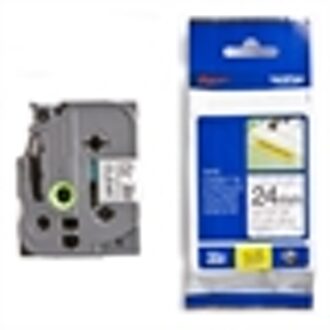 Labeltape extra sterk klevend Brother TZe, TZ TZe-S151 Tapekleur: Transparant Tekstkleur:Zwart 24 mm 8 m